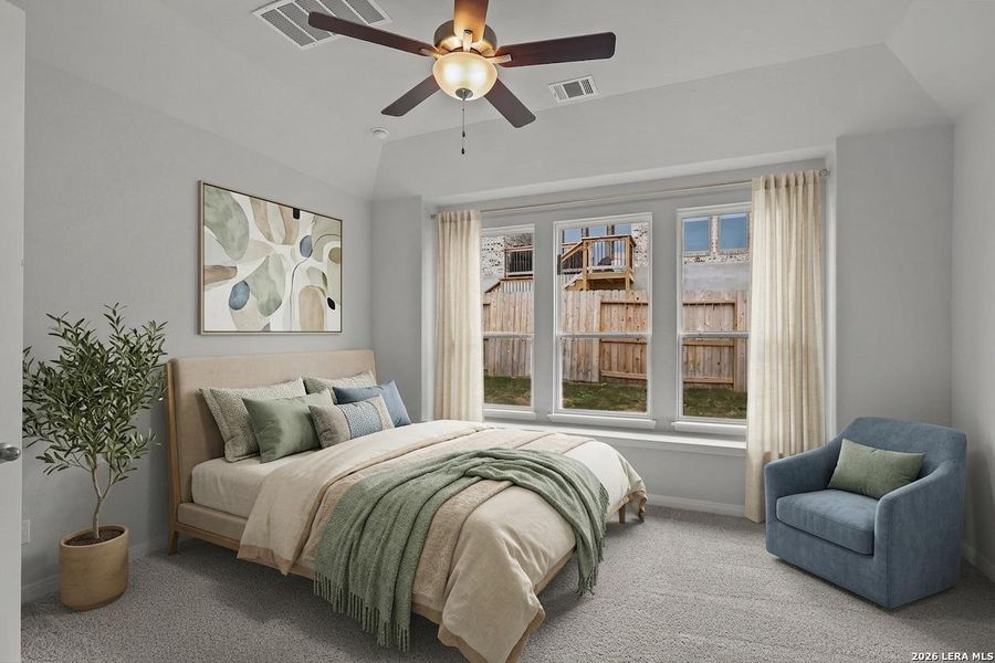 Furnished interior view inside a new home in Homestead, Schertz (Image 12).