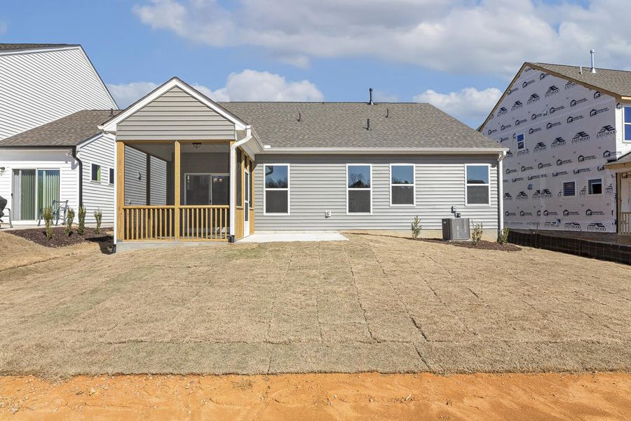 Front exterior of a new home in 1158 Place, Wilson, NC, highlighting curb appeal (Image 22).