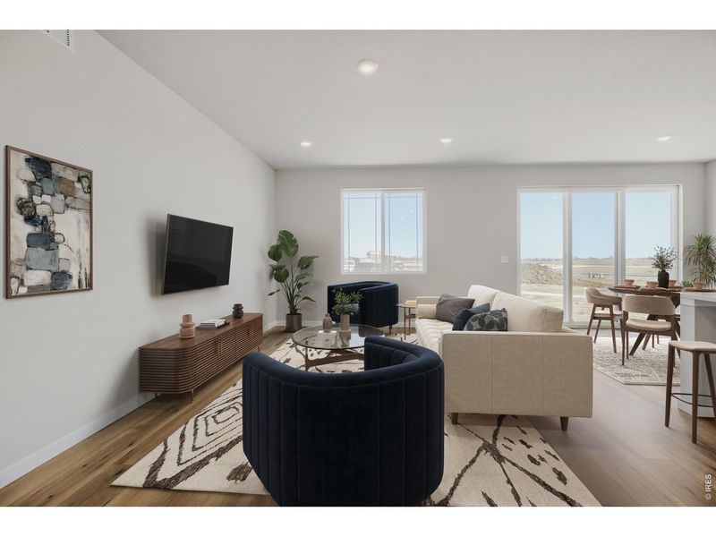 Furnished interior view inside a new home in Farmstead, Berthoud (Image 9).