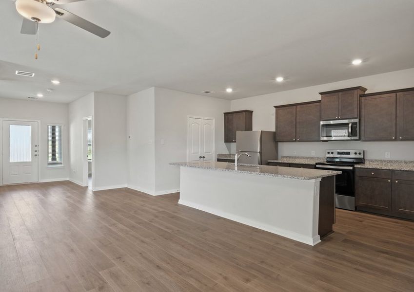 Representative furnished interior of a home built from the Azalea by LGI Homes in Southaven, Hutchins (Image 3).