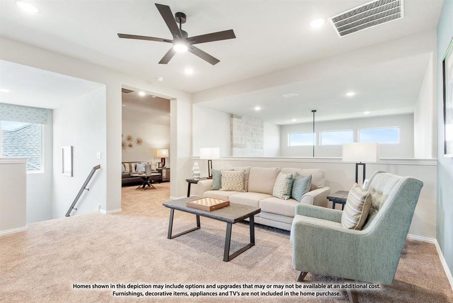 Furnished interior view inside a new home in Silo Mills, Joshua (Image 11). Furnished interior view inside a new home in Silo Mills, Joshua (Image 11).