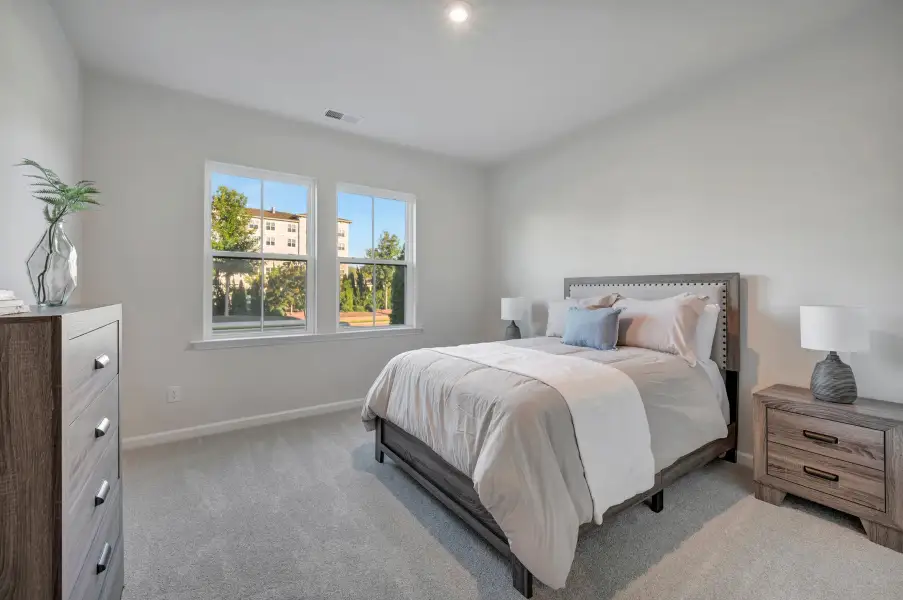 Representative furnished interior of a home built from the Nola by Tri Pointe Homes in Twinleaf Townes, Chapel Hill (Image 12).