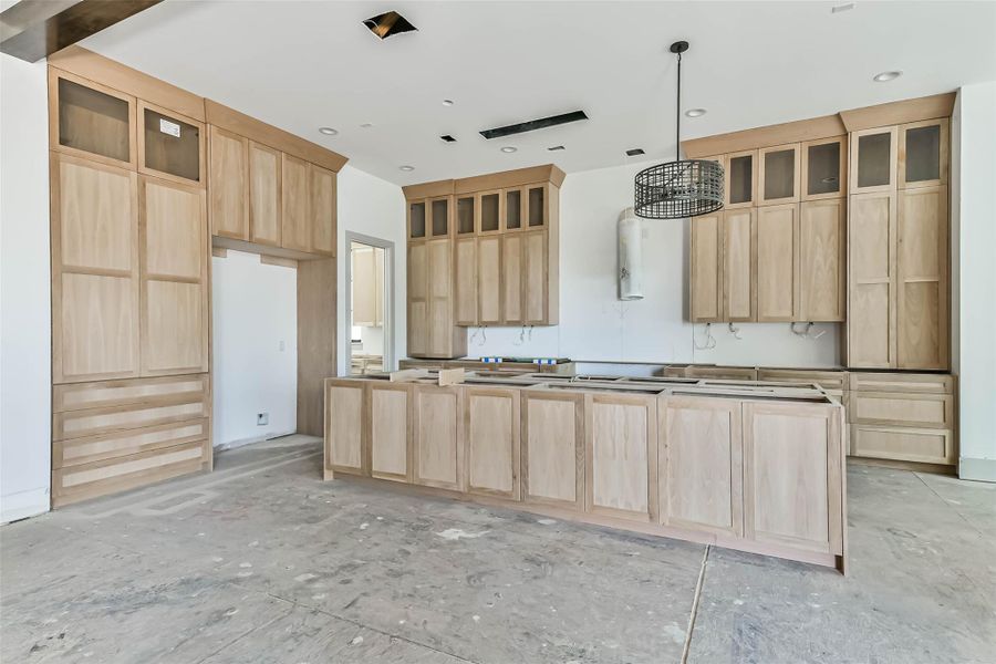 This is a progress photo from May 26th of the kitchen.