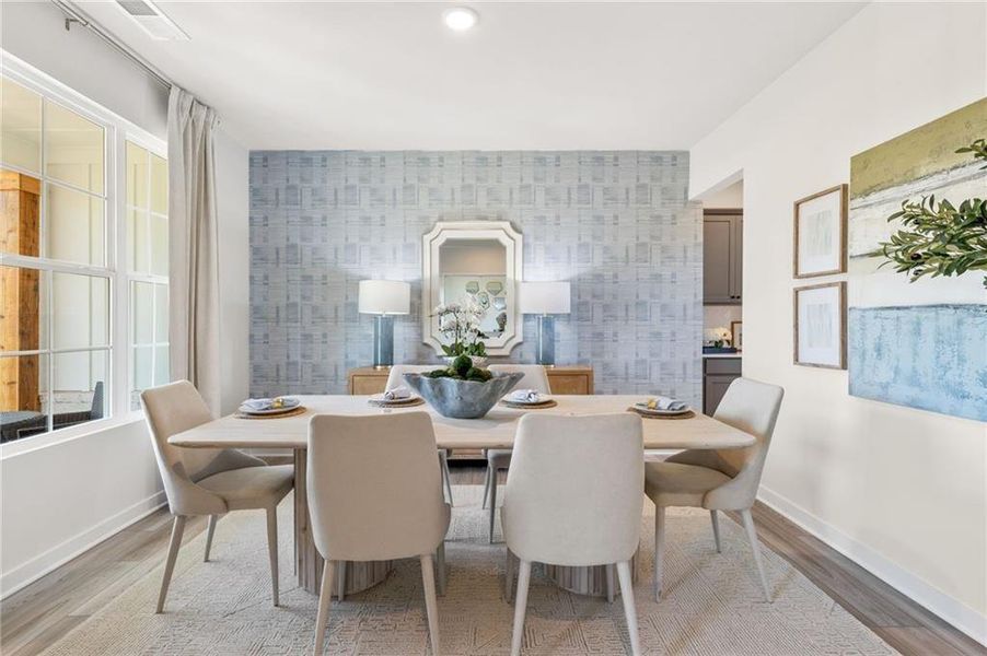 Furnished interior view inside a new home in Hawthorne Reserve, Dallas (Image 6).