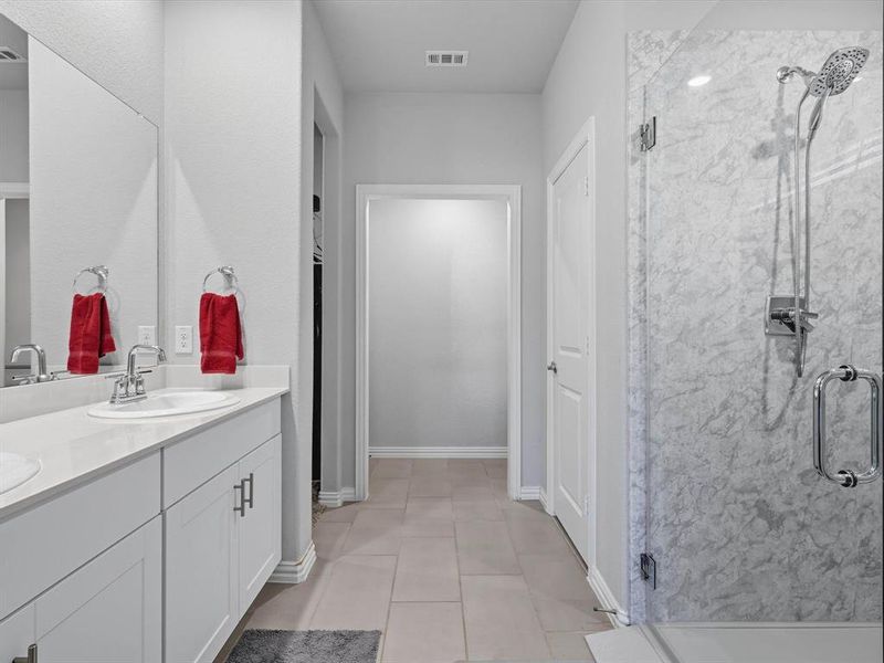 Furnished interior view inside a new home in , Denton (Image 17). Furnished interior view inside a new home in , Denton (Image 17).