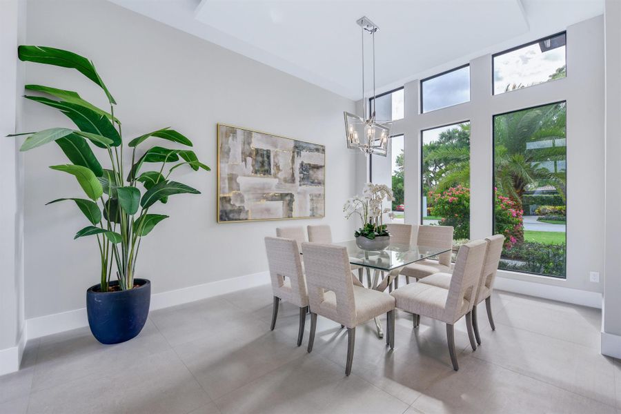 Furnished interior view inside a new home in , Boca Raton (Image 16). Furnished interior view inside a new home in , Boca Raton (Image 16).