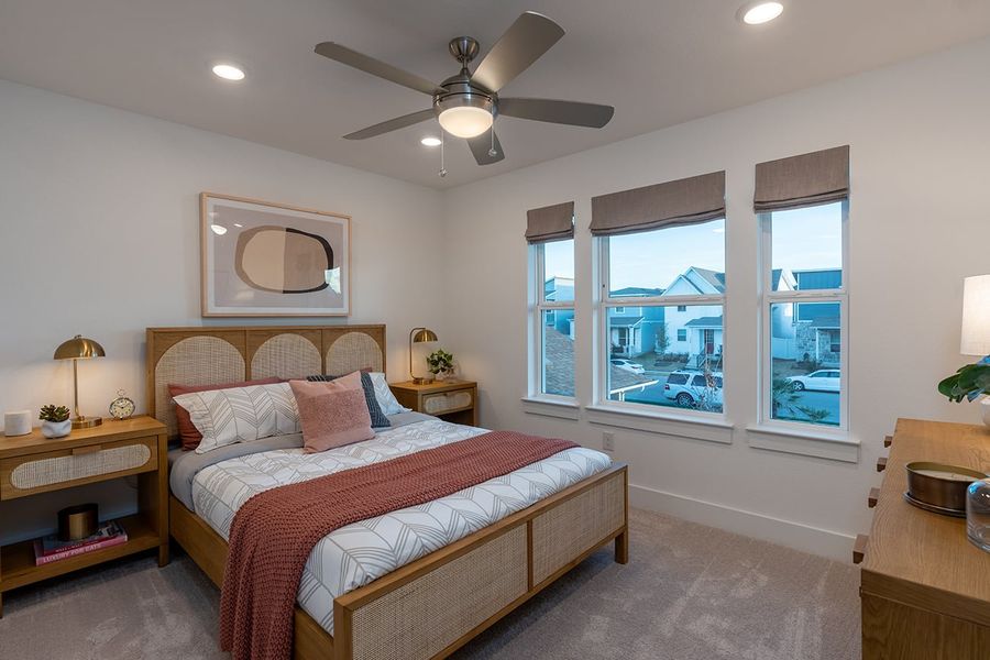 Furnished interior view inside a new home in Easton Park, Austin (Image 11). Furnished interior view inside a new home in Easton Park, Austin (Image 11).