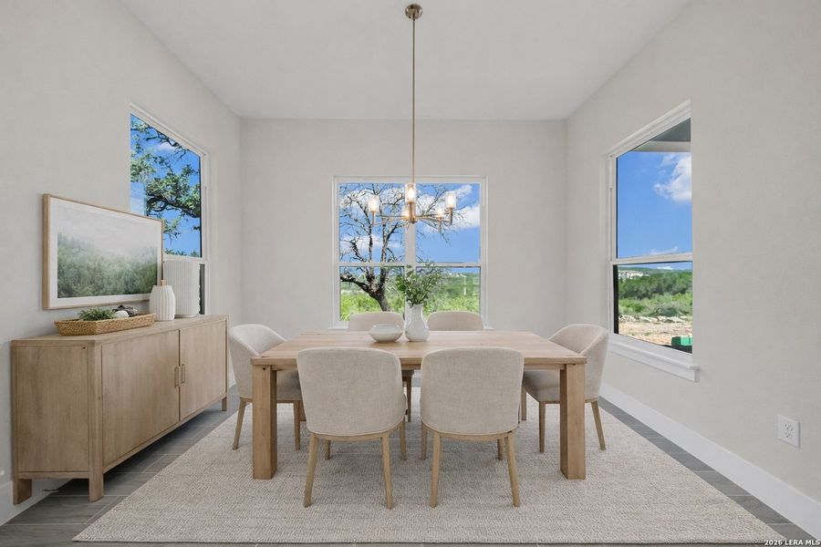 Furnished interior view inside a new home in , Mico (Image 17). Furnished interior view inside a new home in , Mico (Image 17).