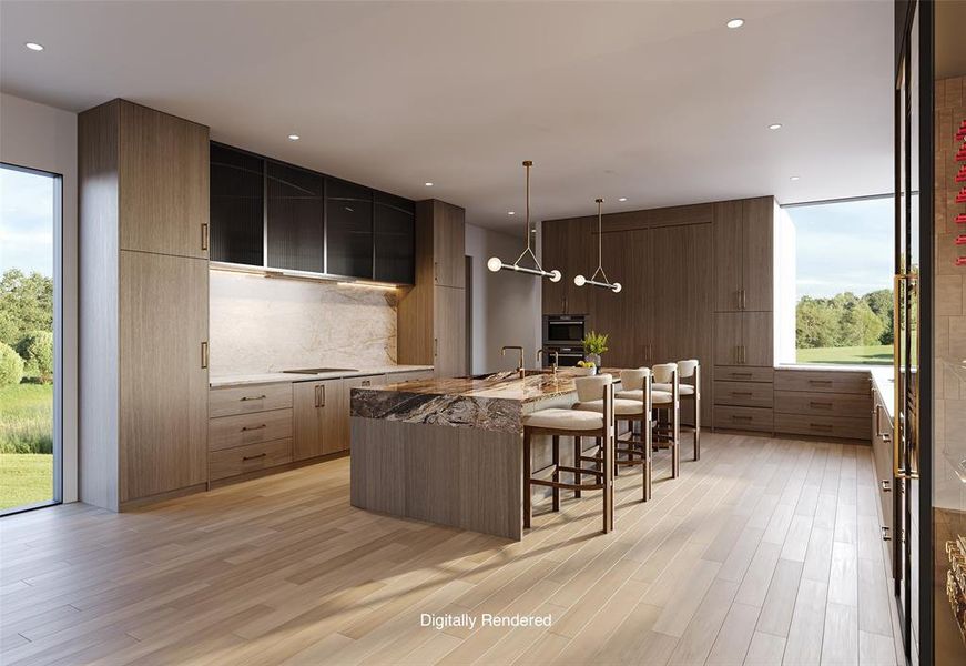 Furnished interior view inside a new home in , Fort Worth (Image 8).