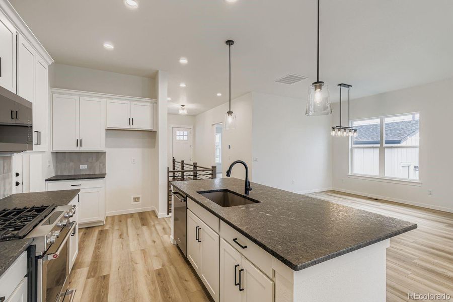Furnished interior view inside a new home in , Colorado Springs (Image 5).