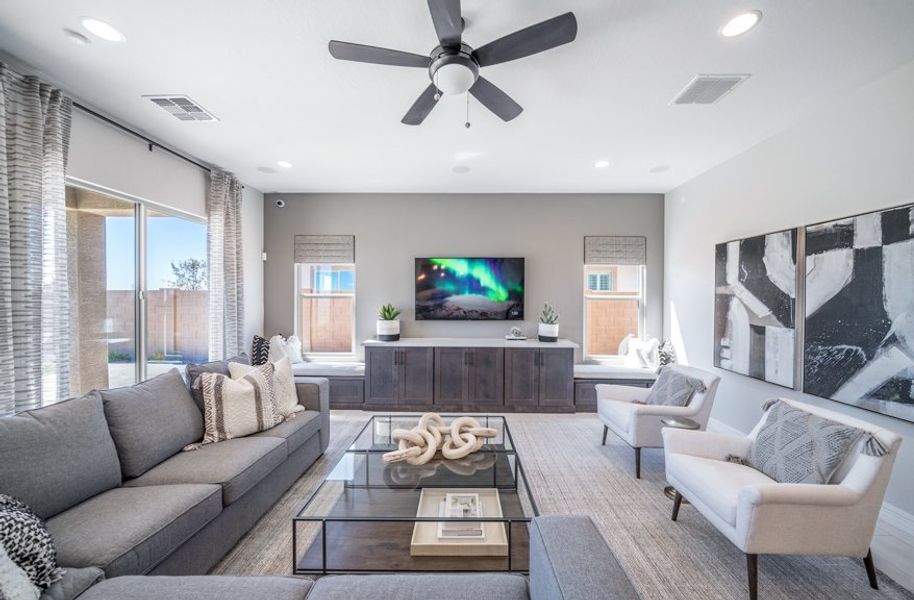 Furnished interior view inside a new home in Allen Ranches, Litchfield Park (Image 18).