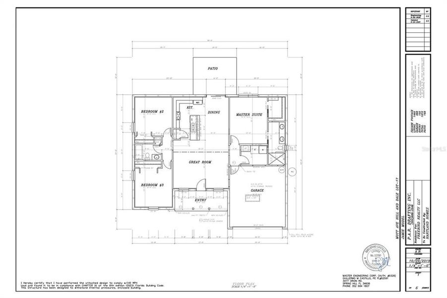 2D floor plan layout of this home in , Brooksville, FL (Image 6).