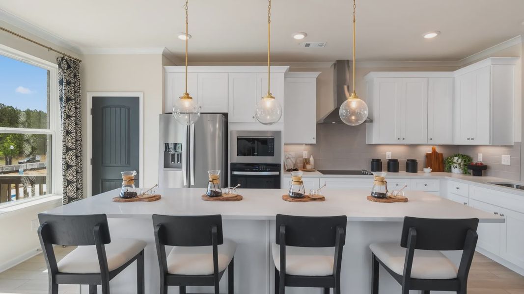 Furnished interior view inside a new home in Silverock, McDonough (Image 11).