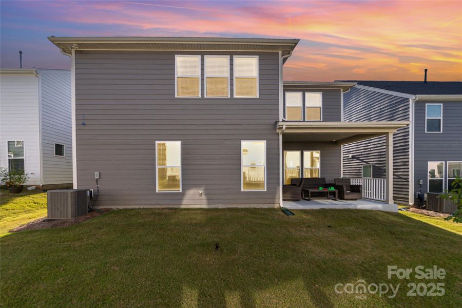 Exterior details and patio area of a home in Cannon Run, Concord (Image 26).