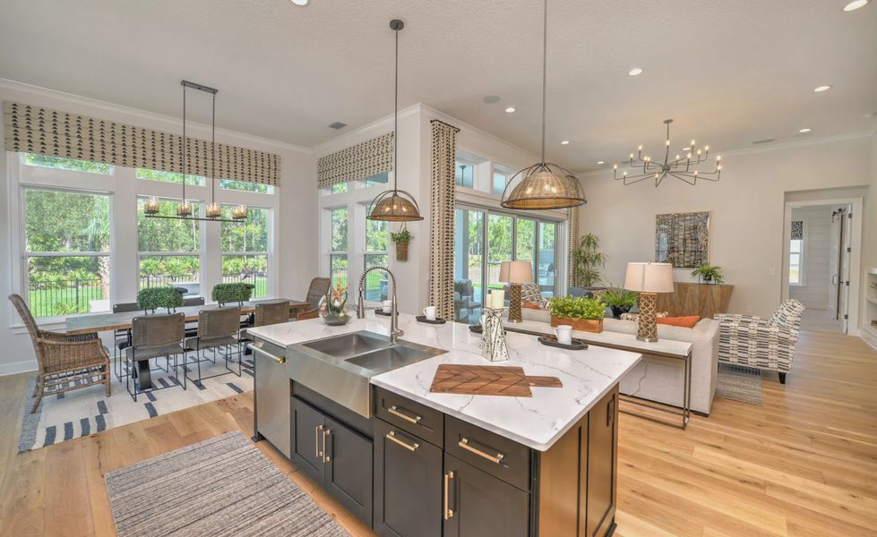 Furnished interior view inside a new home in Seven Pines, Jacksonville (Image 8).