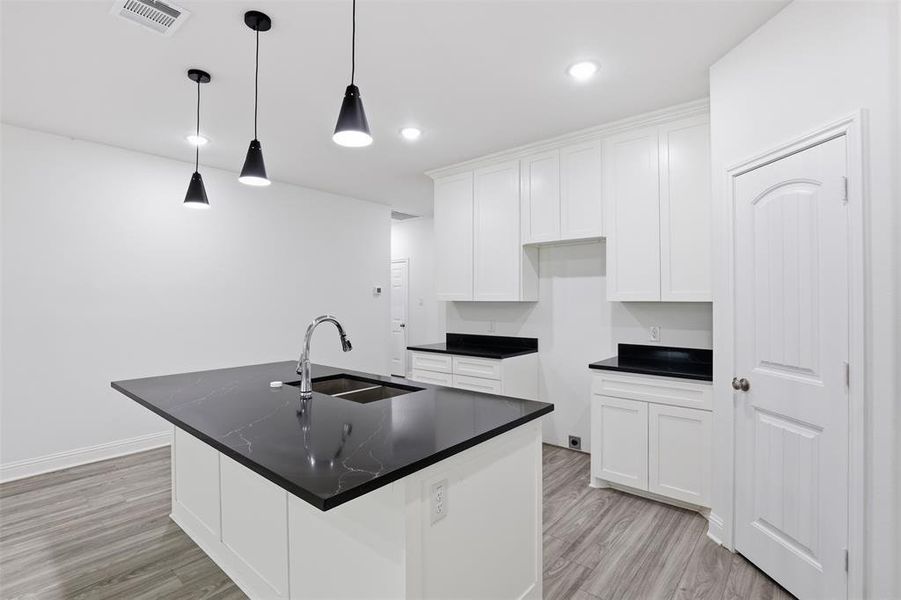 Furnished interior view inside a new home in , Fort Worth (Image 7). Furnished interior view inside a new home in , Fort Worth (Image 7).