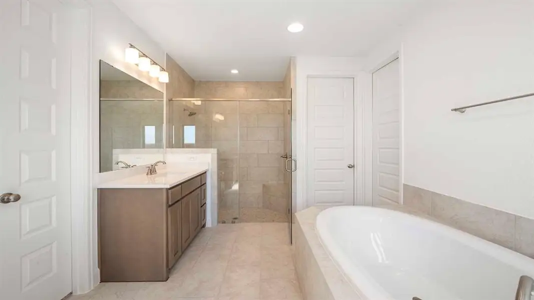 Furnished interior view inside a new home in Cambridge Crossing, Celina (Image 7).