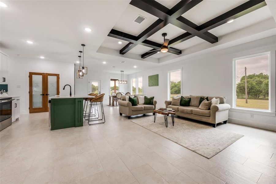 Furnished interior view inside a new home in , Boyd (Image 9).