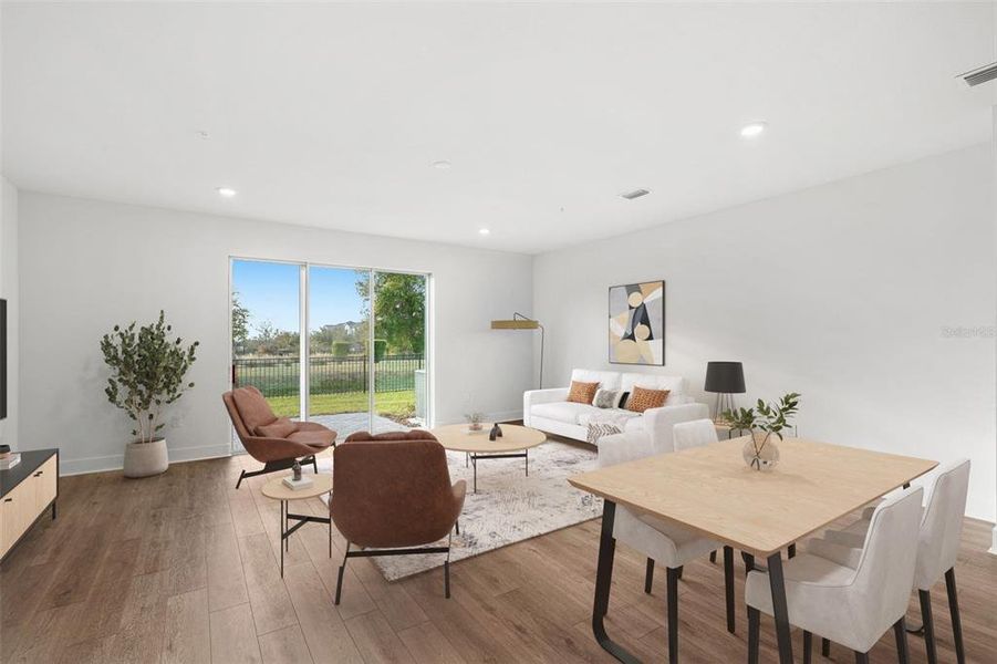 Furnished interior view inside a new home in Magnolia Reserve, Ocoee (Image 5).