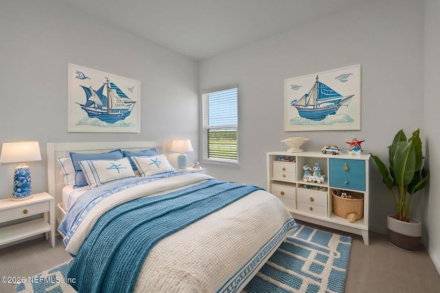 Furnished interior view inside a new home in Brook Forest, St. Augustine (Image 7).