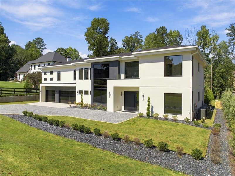 Front exterior of a new home in , Sugar Hill, GA, highlighting curb appeal (Image 30).