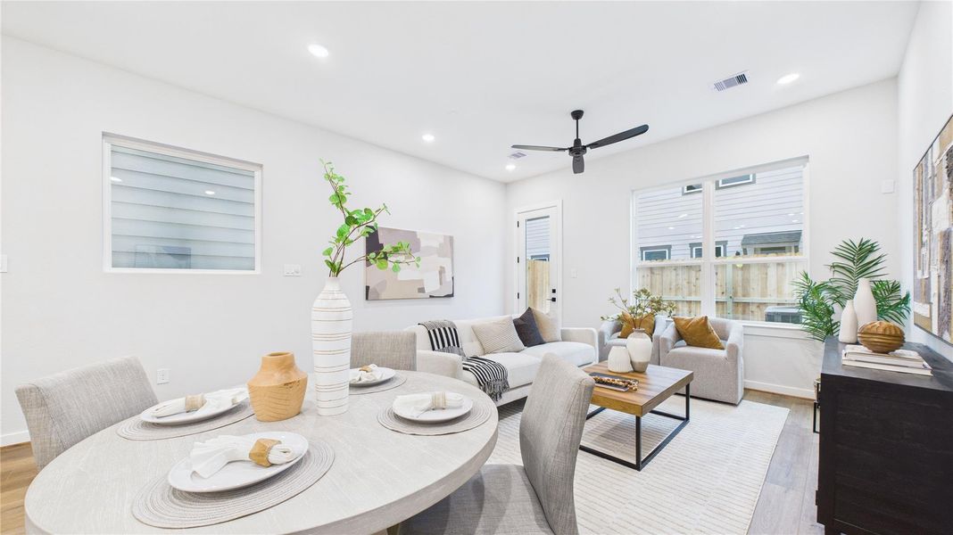 Furnished interior view inside a new home in , Houston (Image 7).