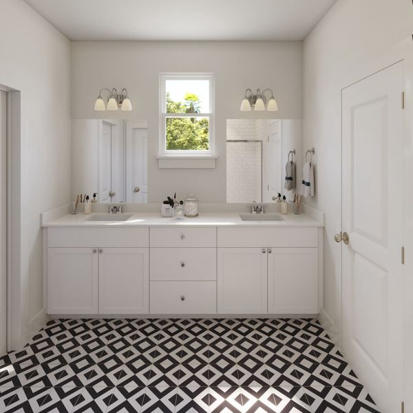 Representative furnished interior of a home built from the Collier by Mattamy Homes in Cardinal Landing, Coats (Image 8).