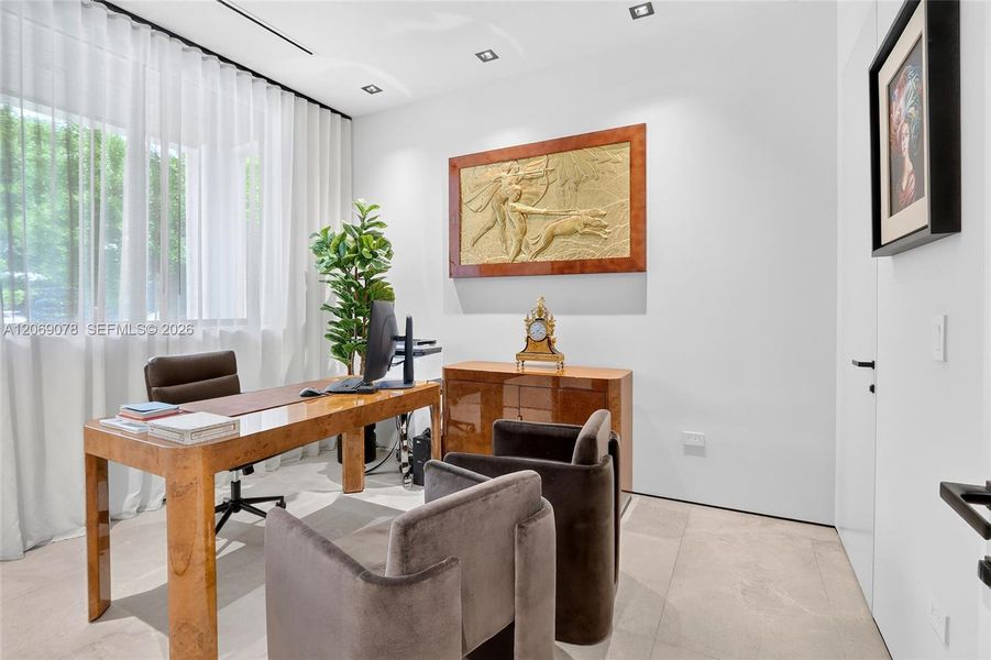 Furnished interior view inside a new home in , Miami (Image 31).