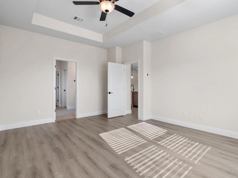 Representative unfurnished interior of a home built from the The Holly F by Davidson Homes LLC in Morgan Meadows, San Antonio (Image 23). Representative unfurnished interior of a home built from the The Holly F by Davidson Homes LLC in Morgan Meadows, San Antonio (Image 23).