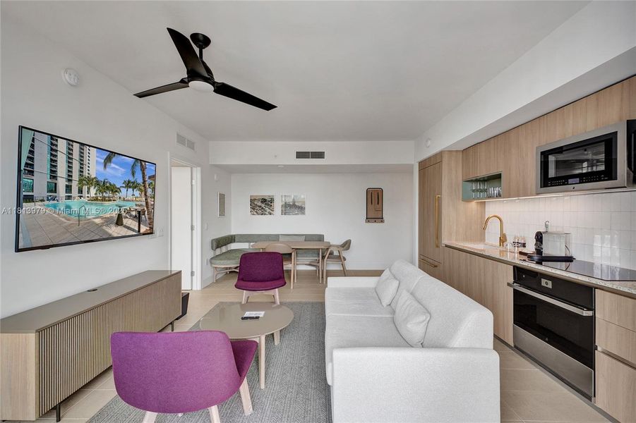 Furnished interior view inside a new home in Natiivo Miami, Miami (Image 12).