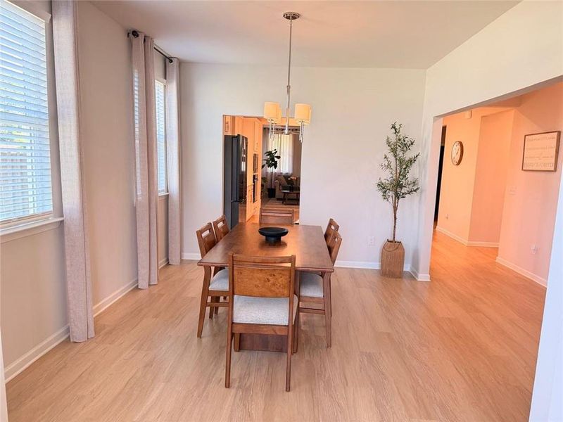 Furnished interior view inside a new home in Wehunt Meadows, Hoschton (Image 10).