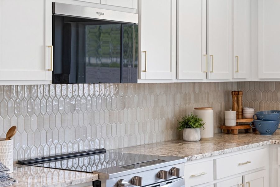 Tile backsplash