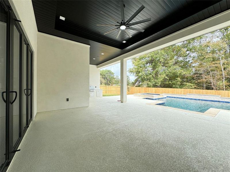 Large Covered Patio