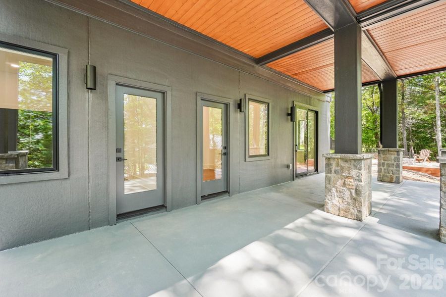 Exterior details and patio area of a home in , Brevard (Image 31). Exterior details and patio area of a home in , Brevard (Image 31).
