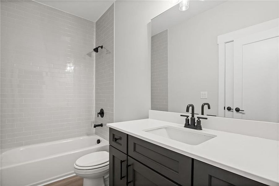 Furnished interior view inside a new home in , Kennesaw (Image 10).