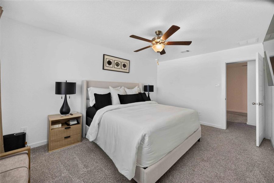 Furnished interior view inside a new home in , Houston (Image 10).