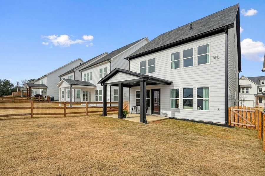 Exterior details and patio area of a home in , Canton (Image 28). Exterior details and patio area of a home in , Canton (Image 28).