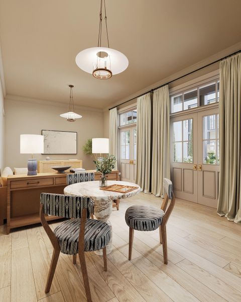 Furnished interior view inside a new home in , Charleston (Image 4). Furnished interior view inside a new home in , Charleston (Image 4).