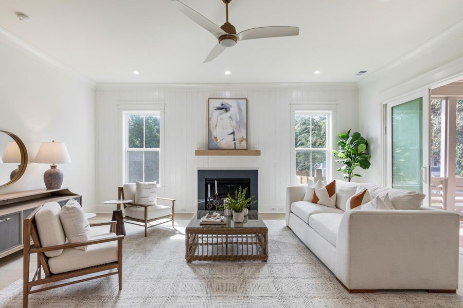 Furnished interior view inside a new home in , Mount Pleasant (Image 32).