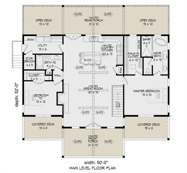 2D floor plan layout of this home in , Talking Rock, GA (Image 6).