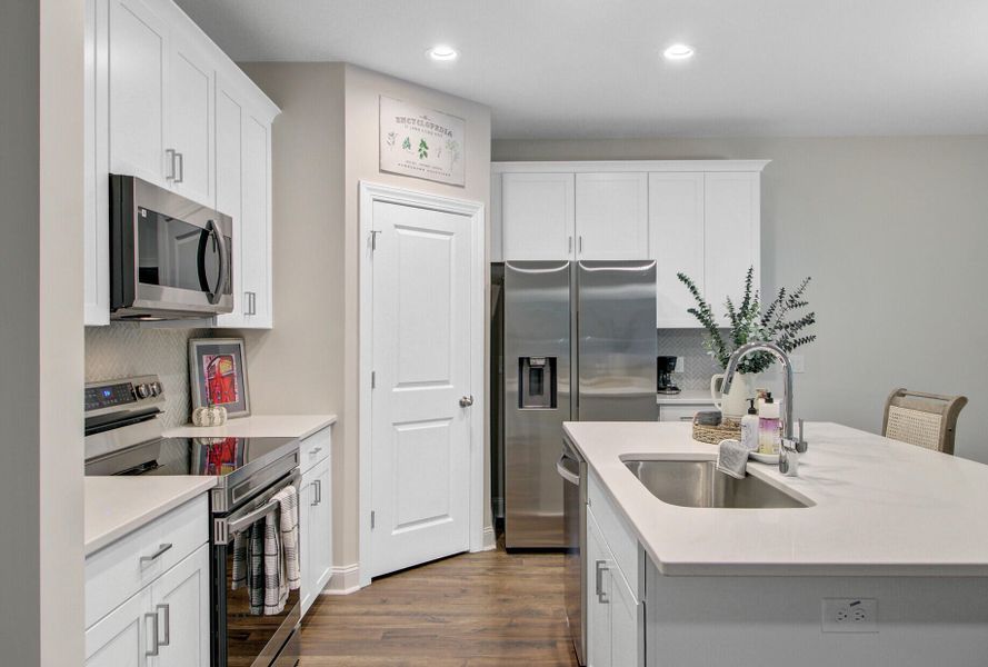 Furnished interior view inside a new home in , St. Stephen (Image 12).