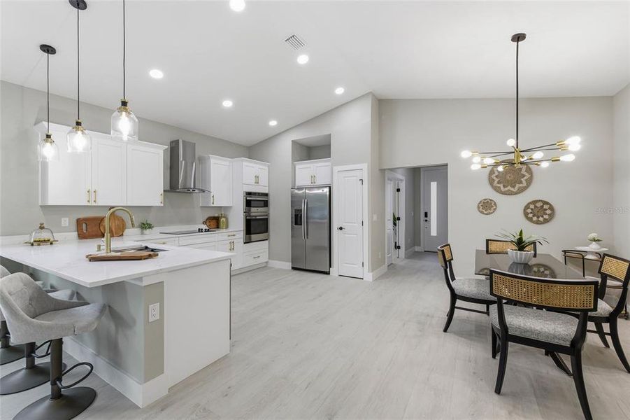 Furnished interior view inside a new home in , Tampa (Image 18).