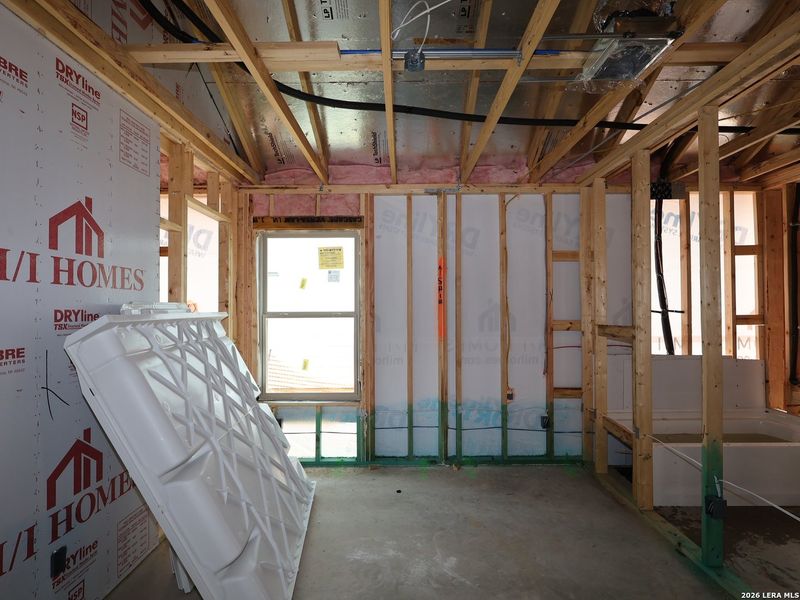 In-progress construction of a new home in Meadows at Clear Springs, New Braunfels, TX (Image 22).