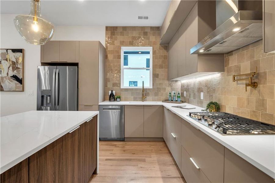 Furnished interior view inside a new home in , Decatur (Image 17).