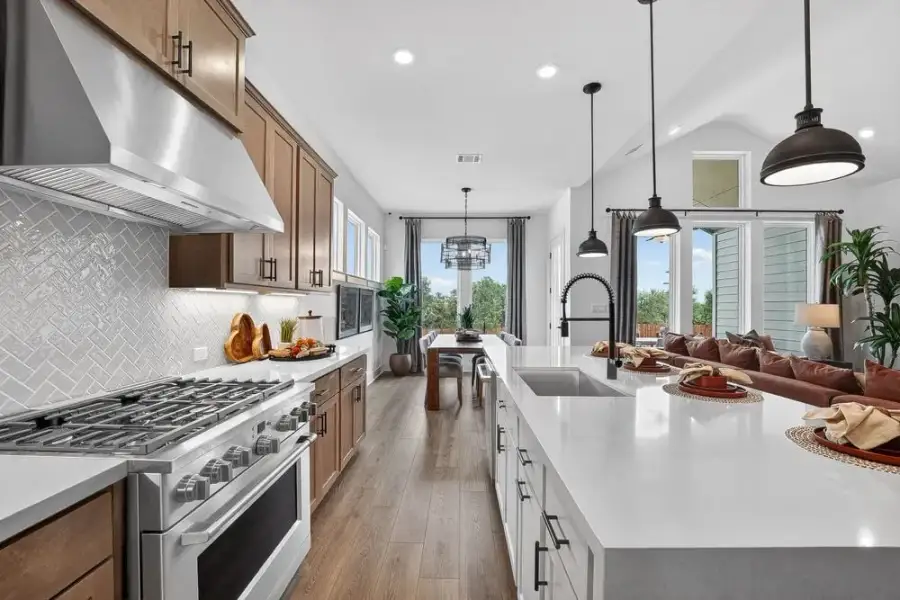 Representative furnished interior of a home built from the Lamar by Taylor Morrison in Eastwood, Manor (Image 6).