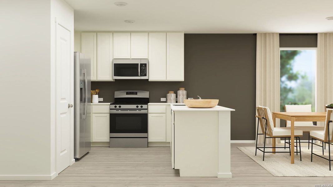 Furnished interior view inside a new home in Kings Landing, Corpus Christi (Image 25).