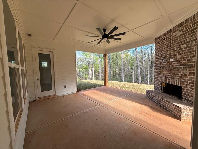 Exterior details and patio area of a home in , Pendergrass (Image 16).