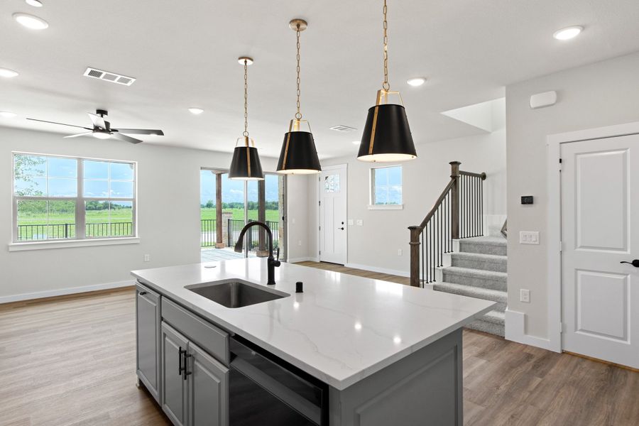 Furnished interior view inside a new home in The Tribute, The Colony (Image 12). Furnished interior view inside a new home in The Tribute, The Colony (Image 12).