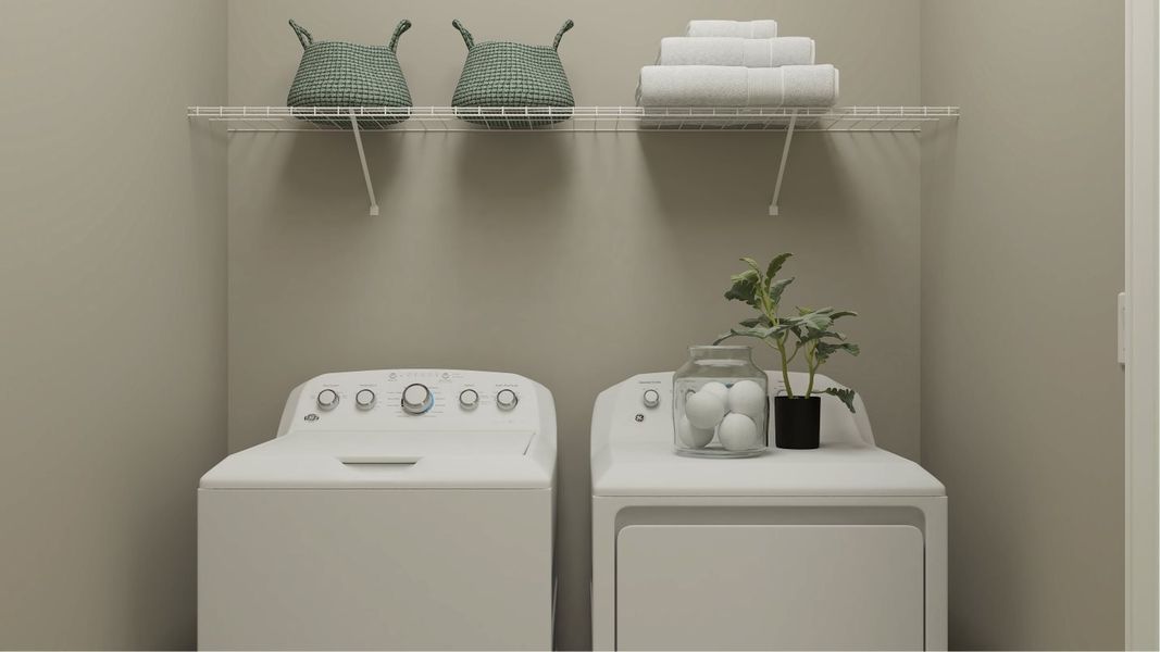 Solstice laundry room