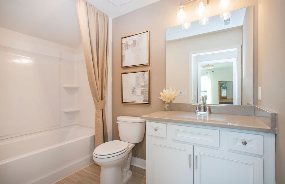Third bath in new home design at 55+ Active Adult Del Webb near Nashville. Third bath in new home design at 55+ Active Adult Del Webb near Nashville.